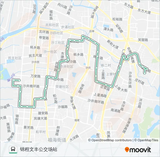 781 Bus Line Map