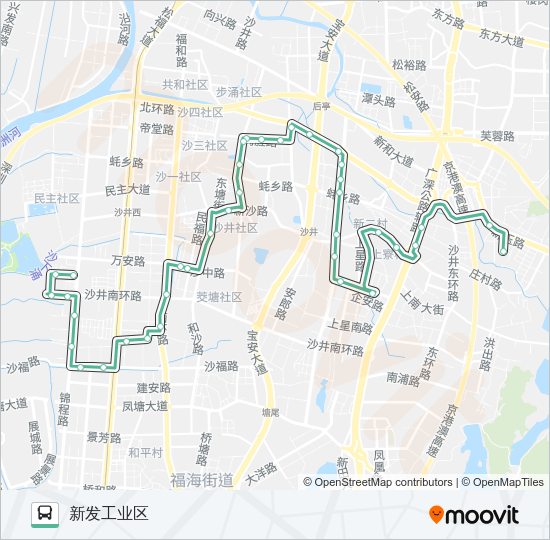 公交781路的线路图