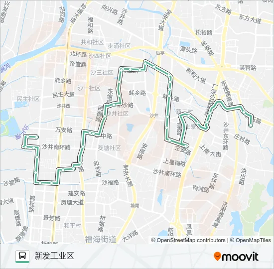 781 Bus Line Map