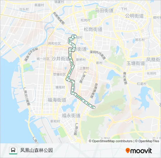 782 Bus Line Map