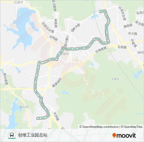 公交789路的线路图
