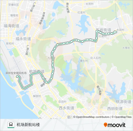 790 Bus Line Map