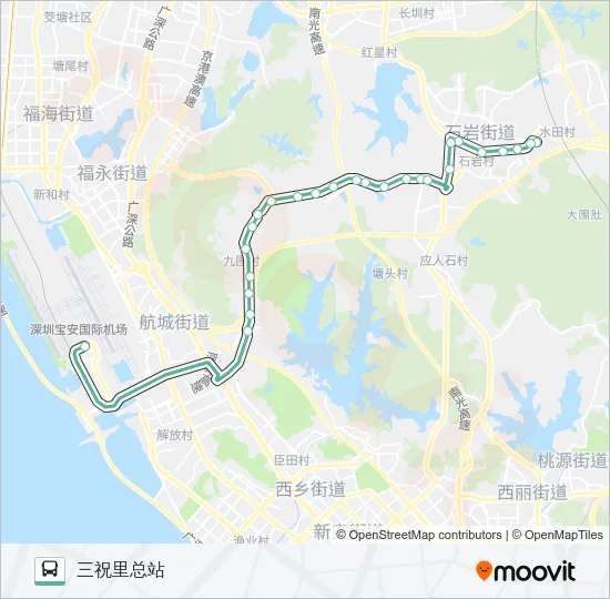790 Bus Line Map