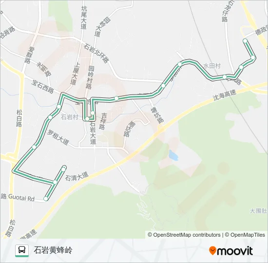 791 Bus Line Map