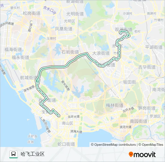 794 Bus Line Map