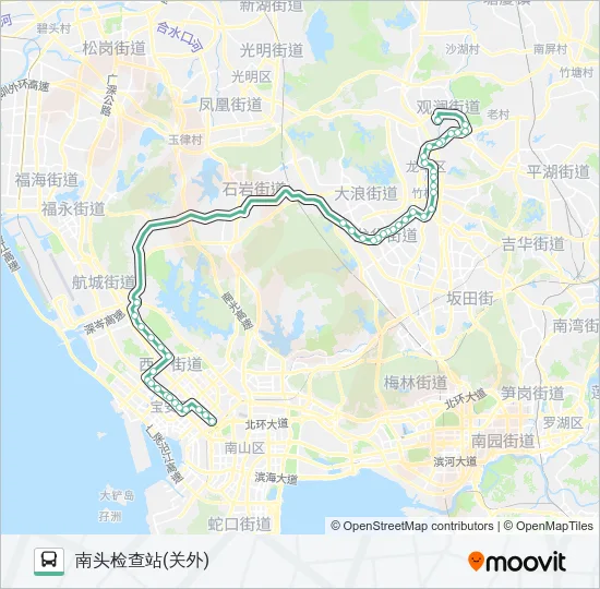 794 Bus Line Map
