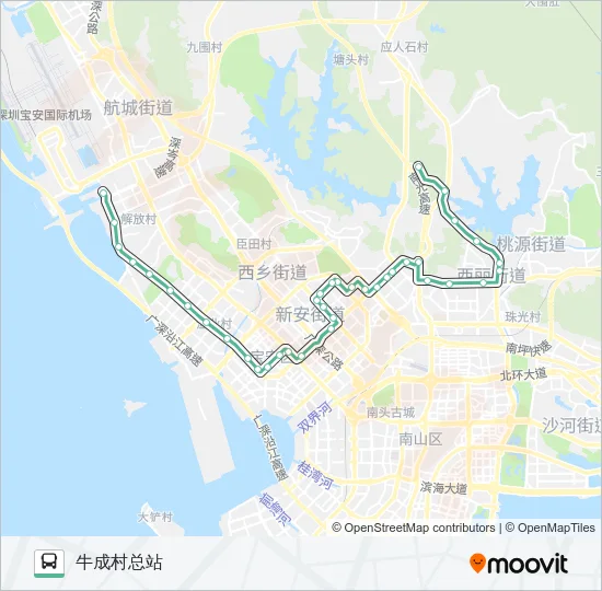 797 Bus Line Map