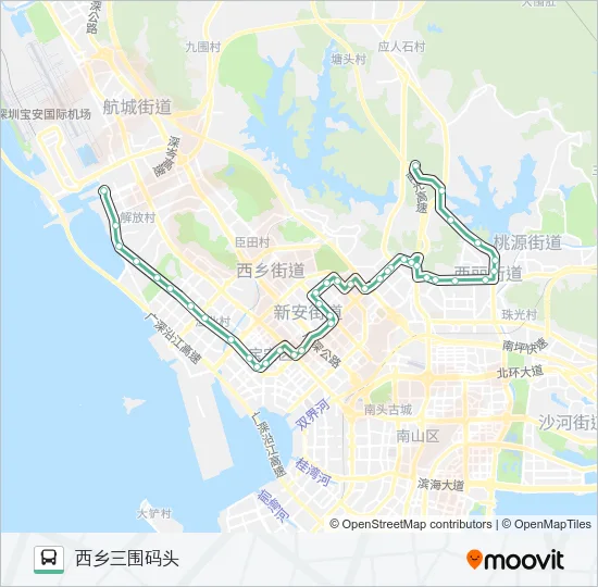 797 Bus Line Map