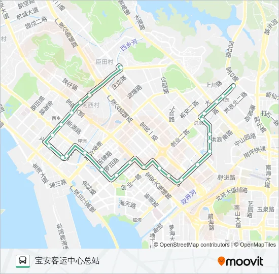 798 Bus Line Map