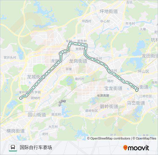 公交802路的线路图