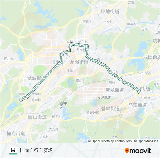 802 Bus Line Map