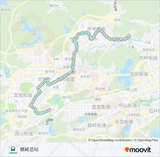 811 Bus Line Map
