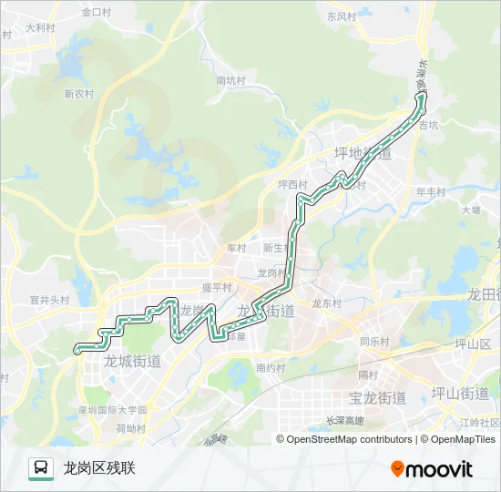 862 Bus Line Map