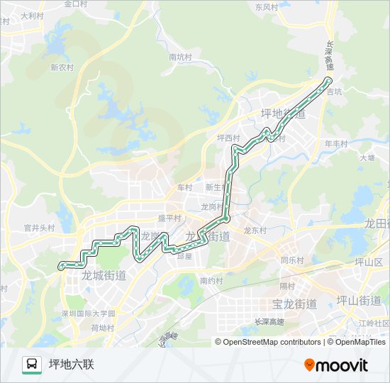 862 bus Line Map