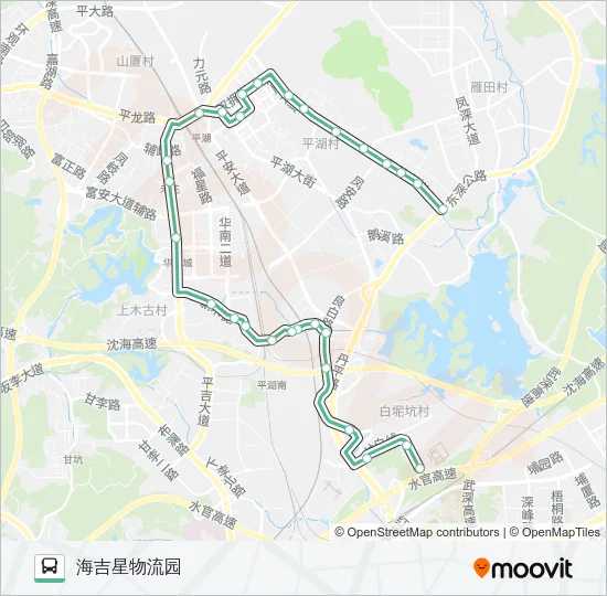 881 Bus Line Map