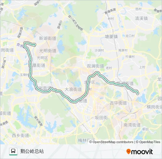 882 Bus Line Map
