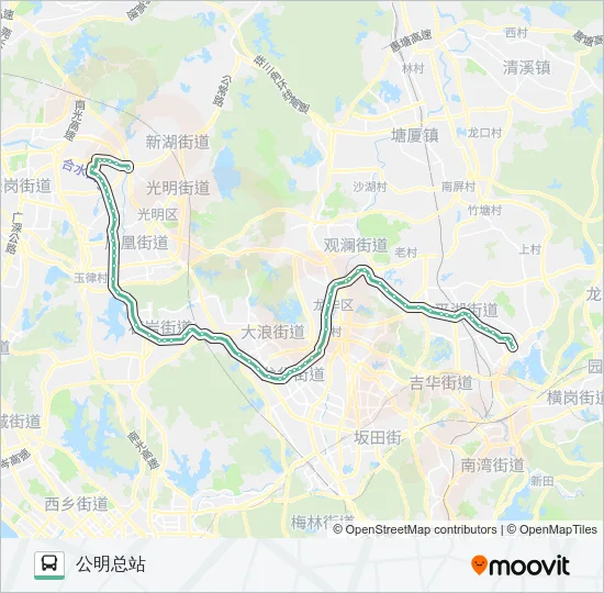 882 Bus Line Map