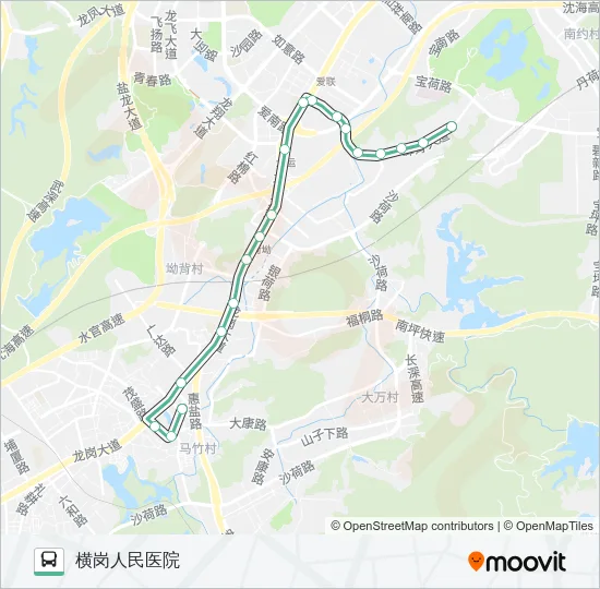 905 Bus Line Map