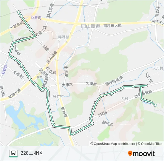 907 Bus Line Map