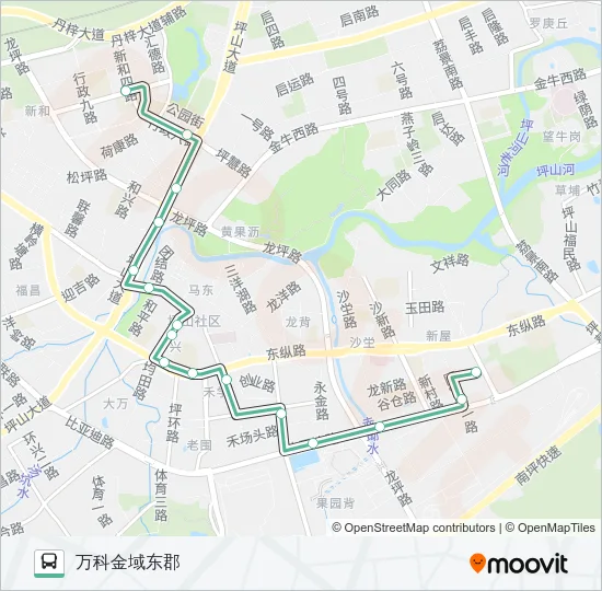 915 Bus Line Map