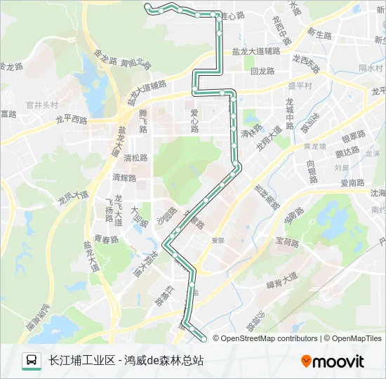 923 Bus Line Map