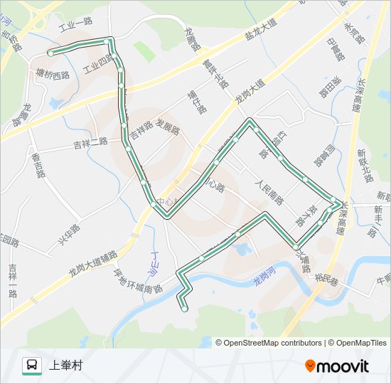 公交926路的线路图
