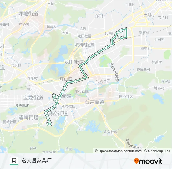 935 Bus Line Map