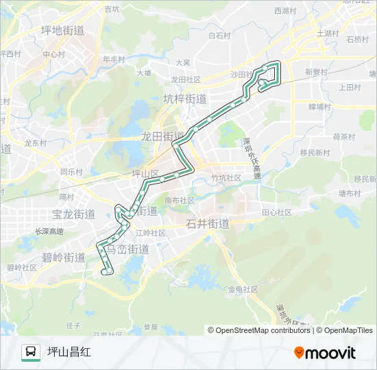 935 Bus Line Map