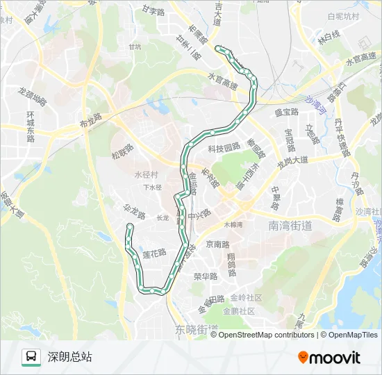 937 Bus Line Map