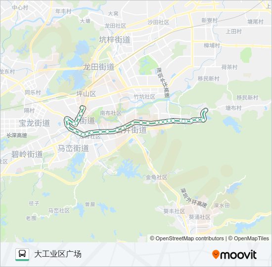 939 bus Line Map