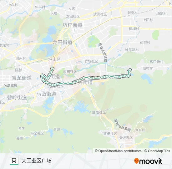 939 Bus Line Map