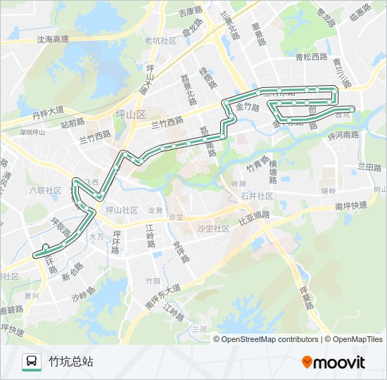 公交941路的线路图