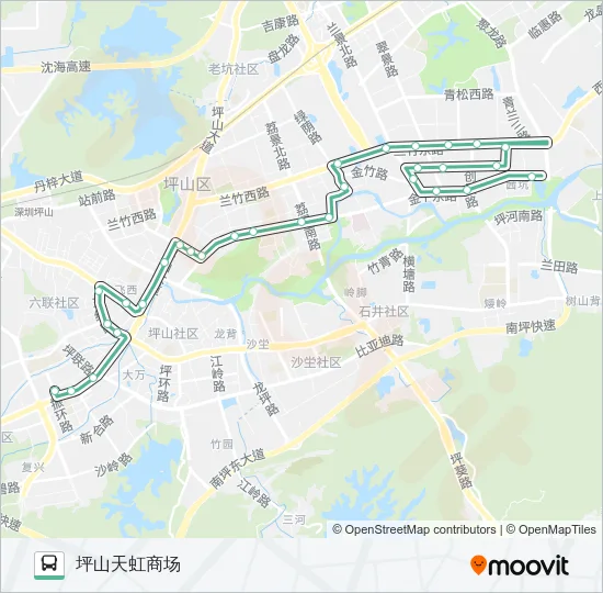 941 Bus Line Map