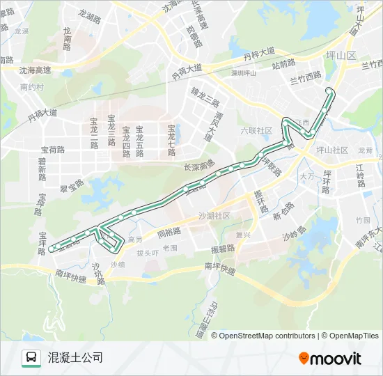 963 Bus Line Map