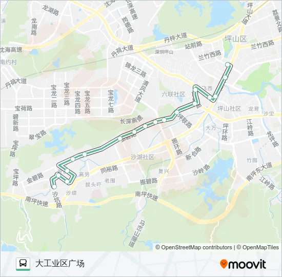 963 Bus Line Map