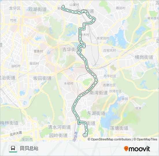 977 Bus Line Map