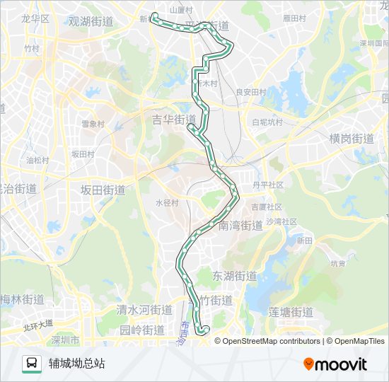 公交977路的线路图