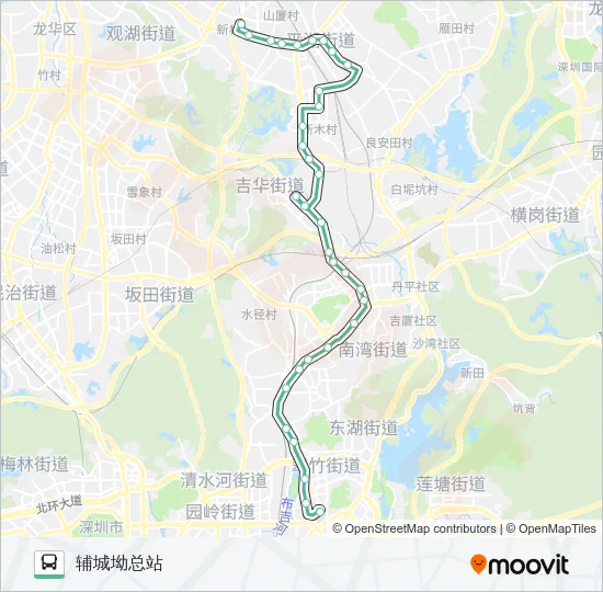 977 Bus Line Map