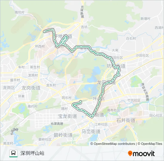 978 Bus Line Map