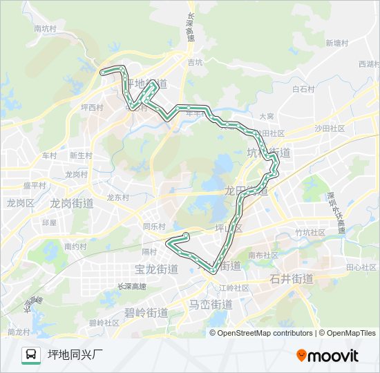 公交978路的线路图