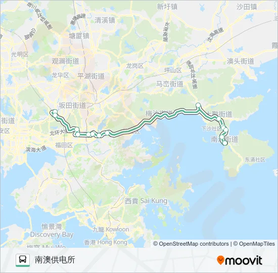 E11 Bus Line Map
