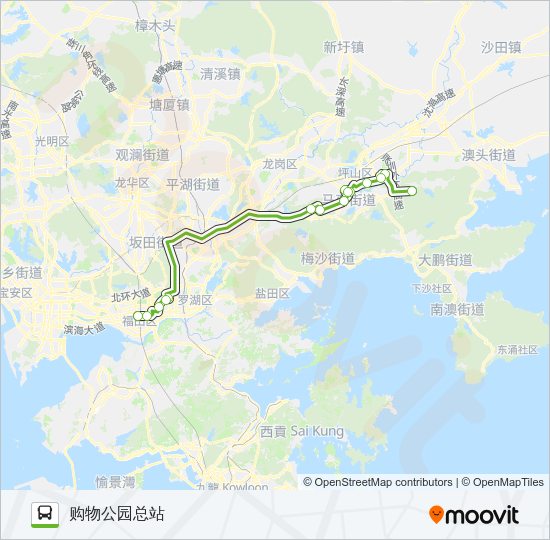 公交E20路的线路图