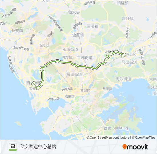 公交E23路的线路图