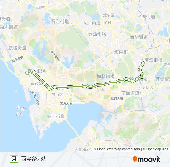 公交E24路的线路图
