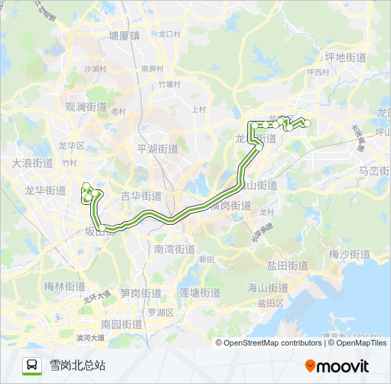 公交E27路的线路图
