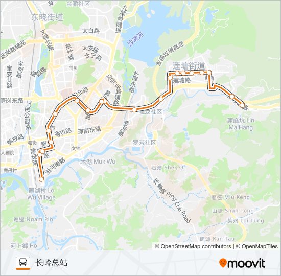 N15 bus Line Map