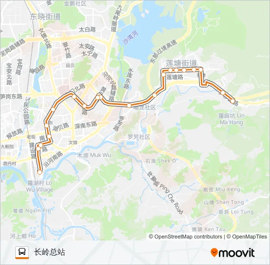 N15 Bus Line Map