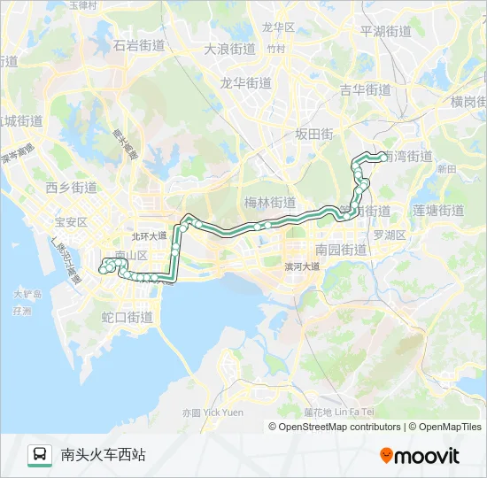 58大站 Bus Line Map