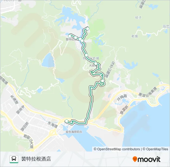 909B Bus Line Map