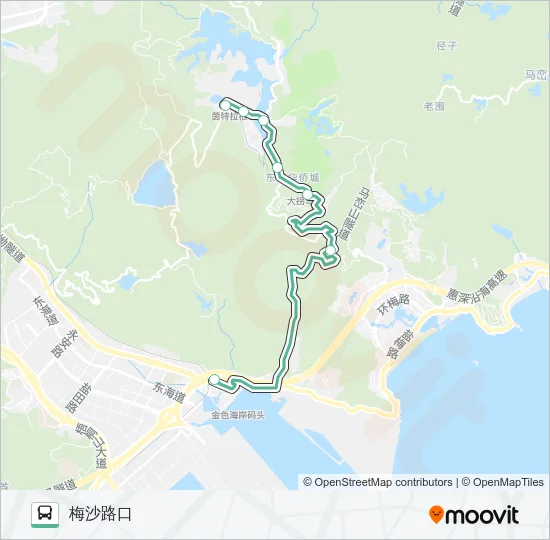 909B Bus Line Map